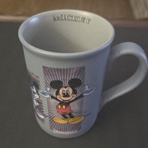 Disneyland Mickey Mouse Coffee Cup Mug Slate Blue Disney Theme Park